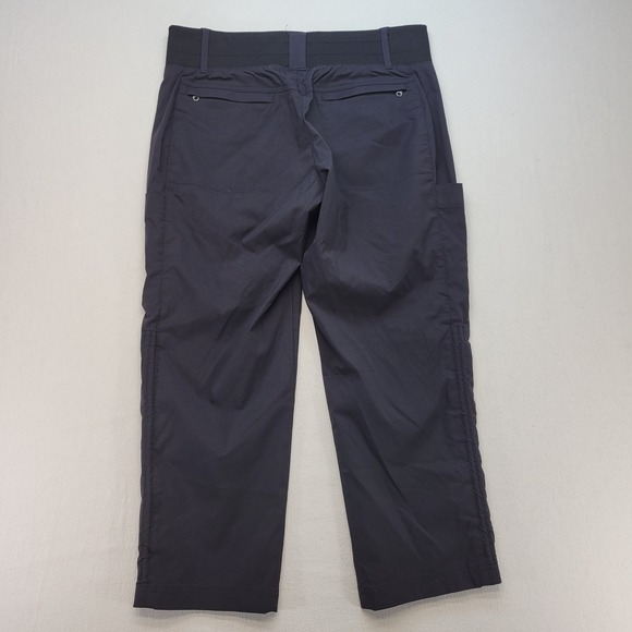 Title Nine Recycled Clamber 2.0 Hiking Capris Womens 8 Black Lightweight - Picture 3 of 12